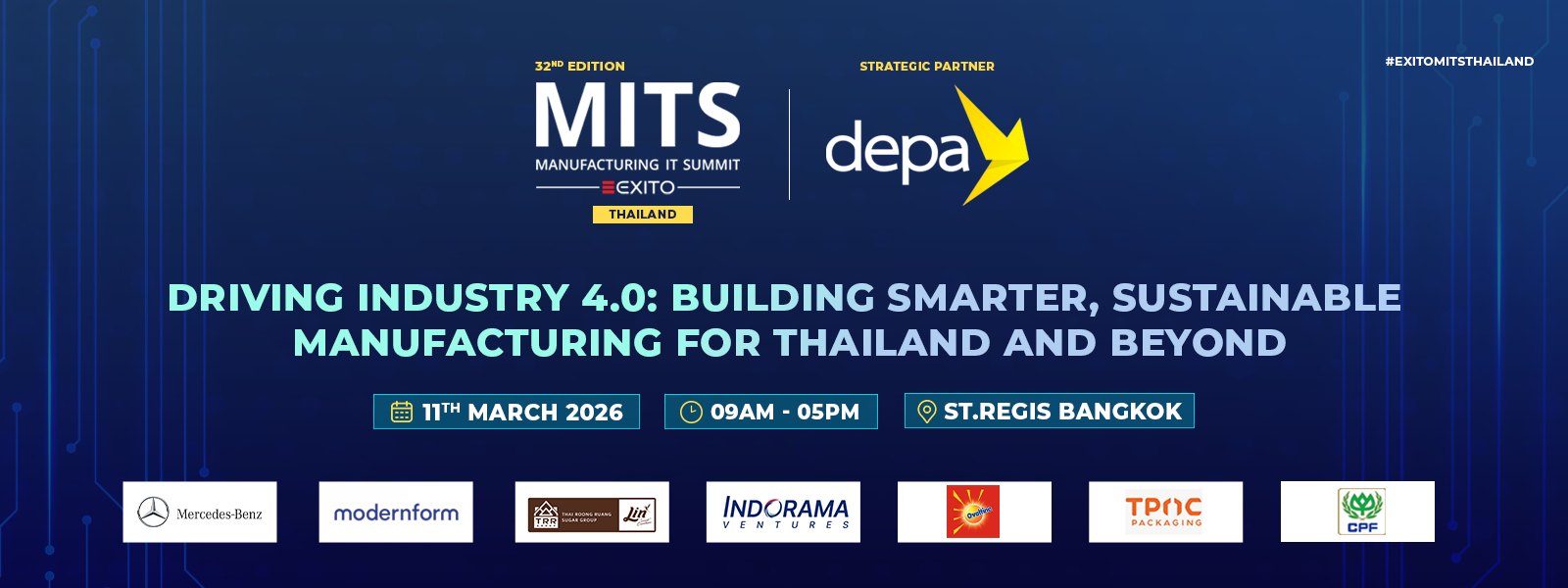 depa ได้เข้าร่วมเป็น Strategic Partner ในงาน The Manufacturing IT Summit Thailand 2026 